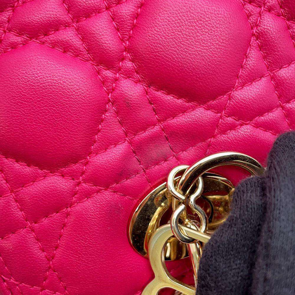 Christian Dior handbag Lady Cannage shoulder bag - Picture 9 of 12